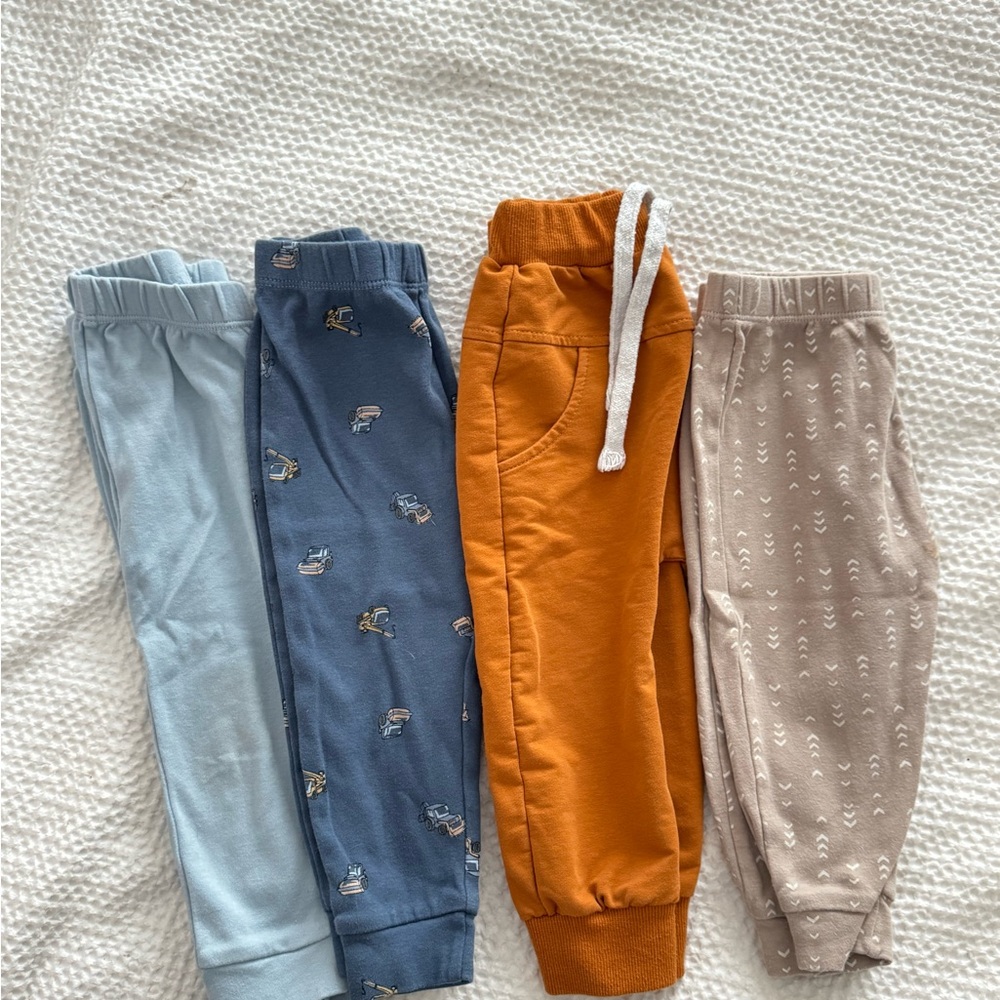 Kids' Assorted Color Jogger Pants Set boys 18-24 months